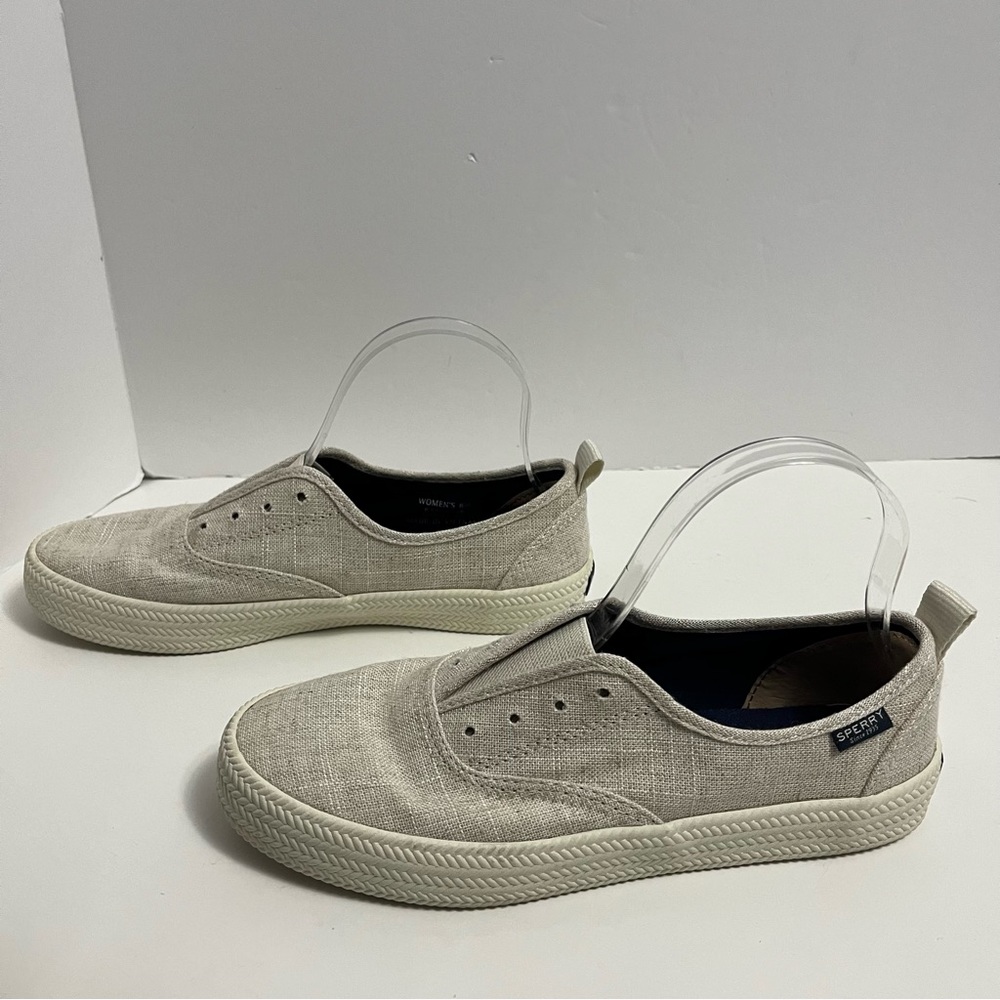 Sperry Tan Sneakers Casual Slip-On Design